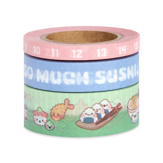 3-Piece Kawaii Washi Tape Tube by Recollections™